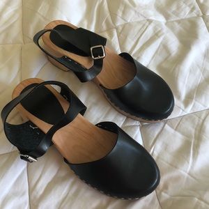 Black clogs